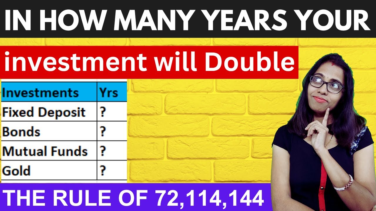 Money Doubling Principle | Rule of 72 ,114 &144 | Time required to multiply your money