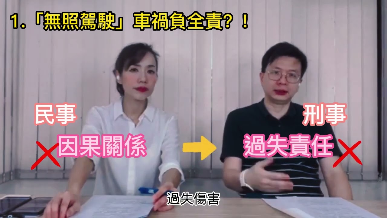 # 32 「無照駕駛」車禍負全責❓借車有風險❓❗