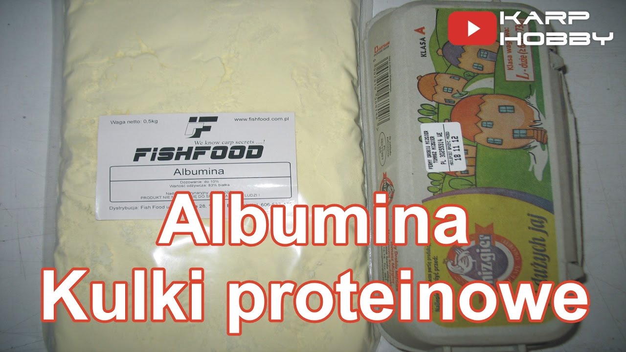 Kulki proteinowe - Albumina jajeczna / Boilie Mix