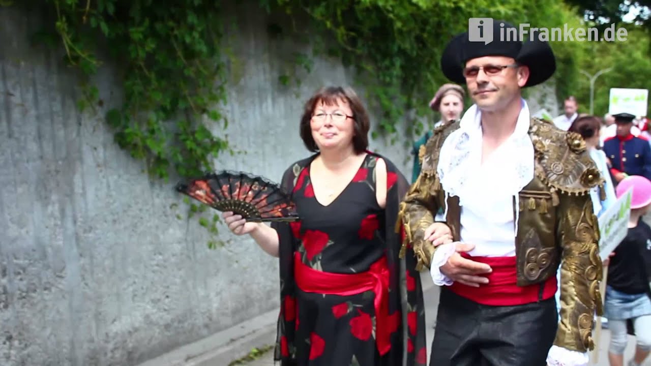 Jubiläums-Festzug der Naturbühne Trebgast