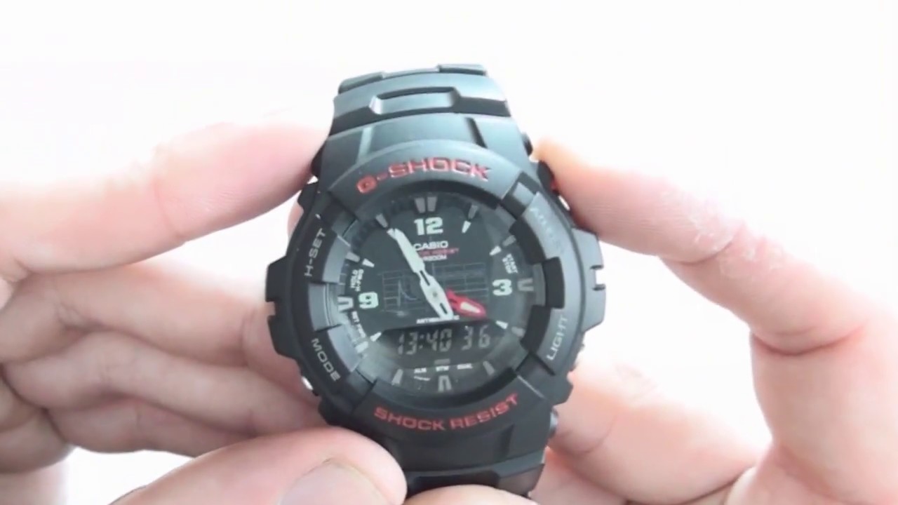 Casio G Shock Men's Wristwatch G-100 Review 2018