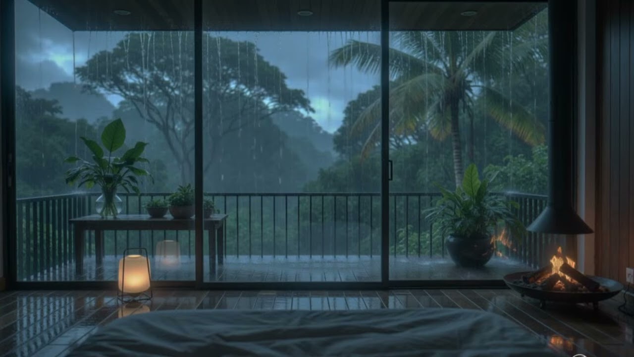 Rainy Day in Paris: Romantic Piano & Soft Rain Ambience