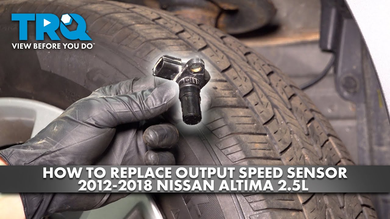 Как заменить датчик выходной скорости на Nissan Altima 2.5L 2012-2018