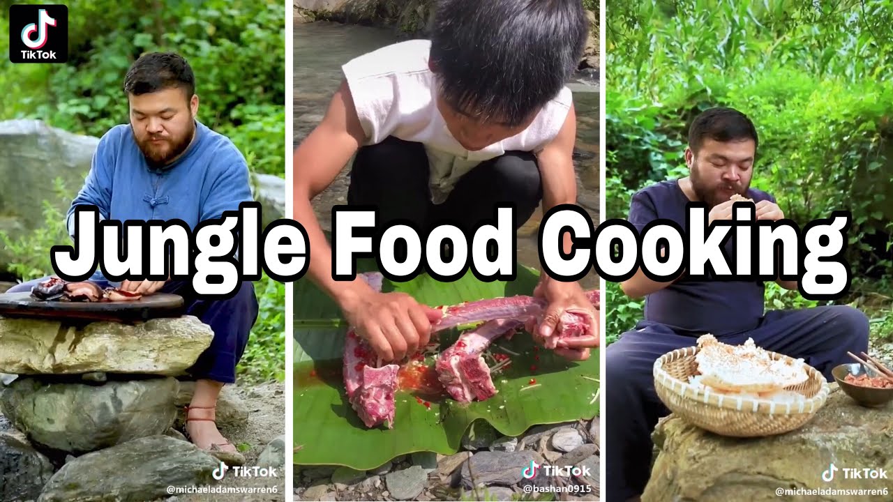 Chinese Cooking Food in the Jungle - Tik Tok 2019