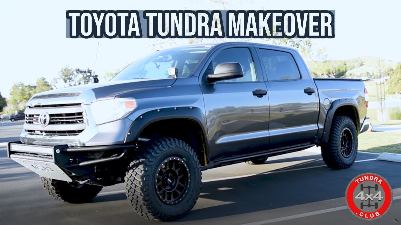 Toyota Tundra Makeover with Fox 2.5 and 35 inch tires