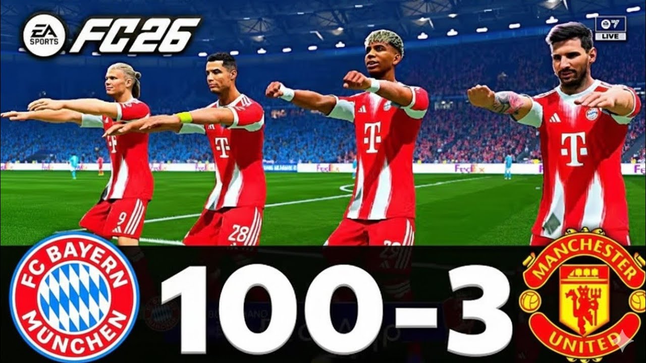 RONALDO, MESSI, LAMINE YAMAL, MBAPPE, ALL BEST PLAYERS IN THE WORLD PLAYING TOGETHER| SOCCERFC FC26 