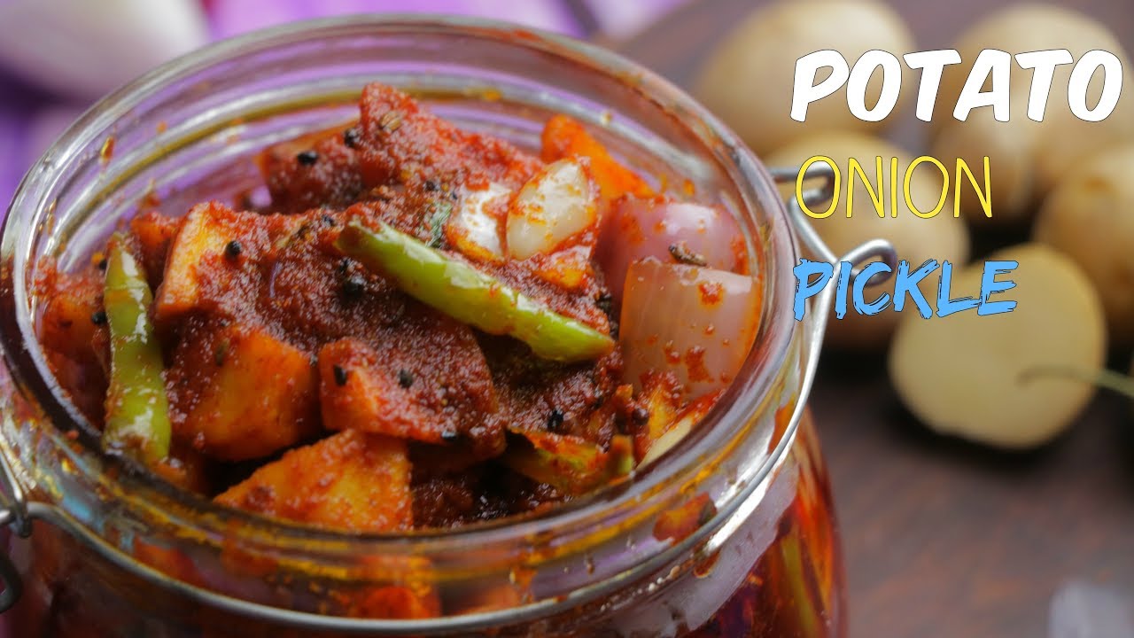 POTATO CHILLI ONION PICKLE | Tasty Aloo Mirch Pyaaz ka Achaar | By Chef Aadil Hussain