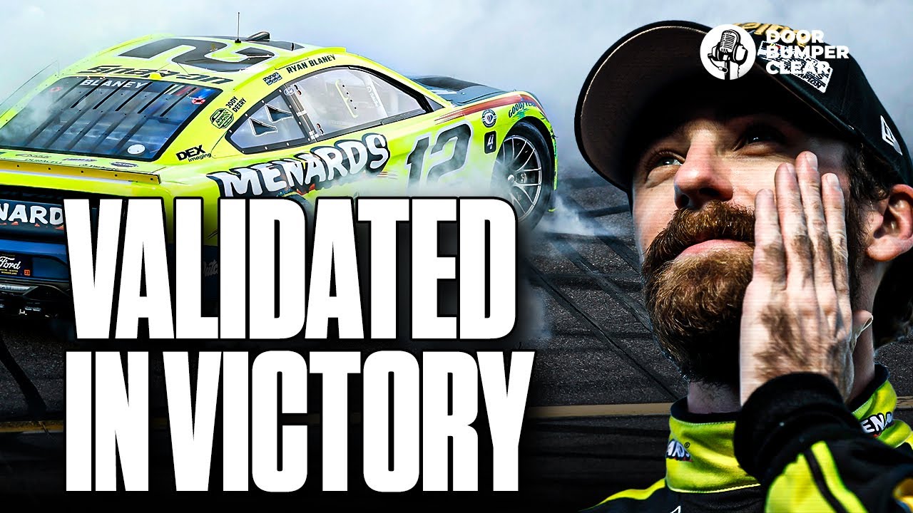 Door Bumper Clear reacts to Ryan Blaney's NASCAR Cup Championship and words from Ross Chastain