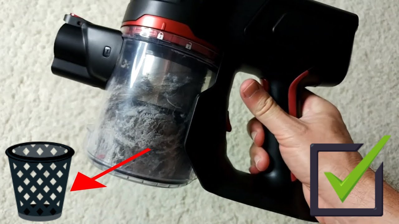 Как чистить беспроводной пылесос Moosoo K17 2 в 1