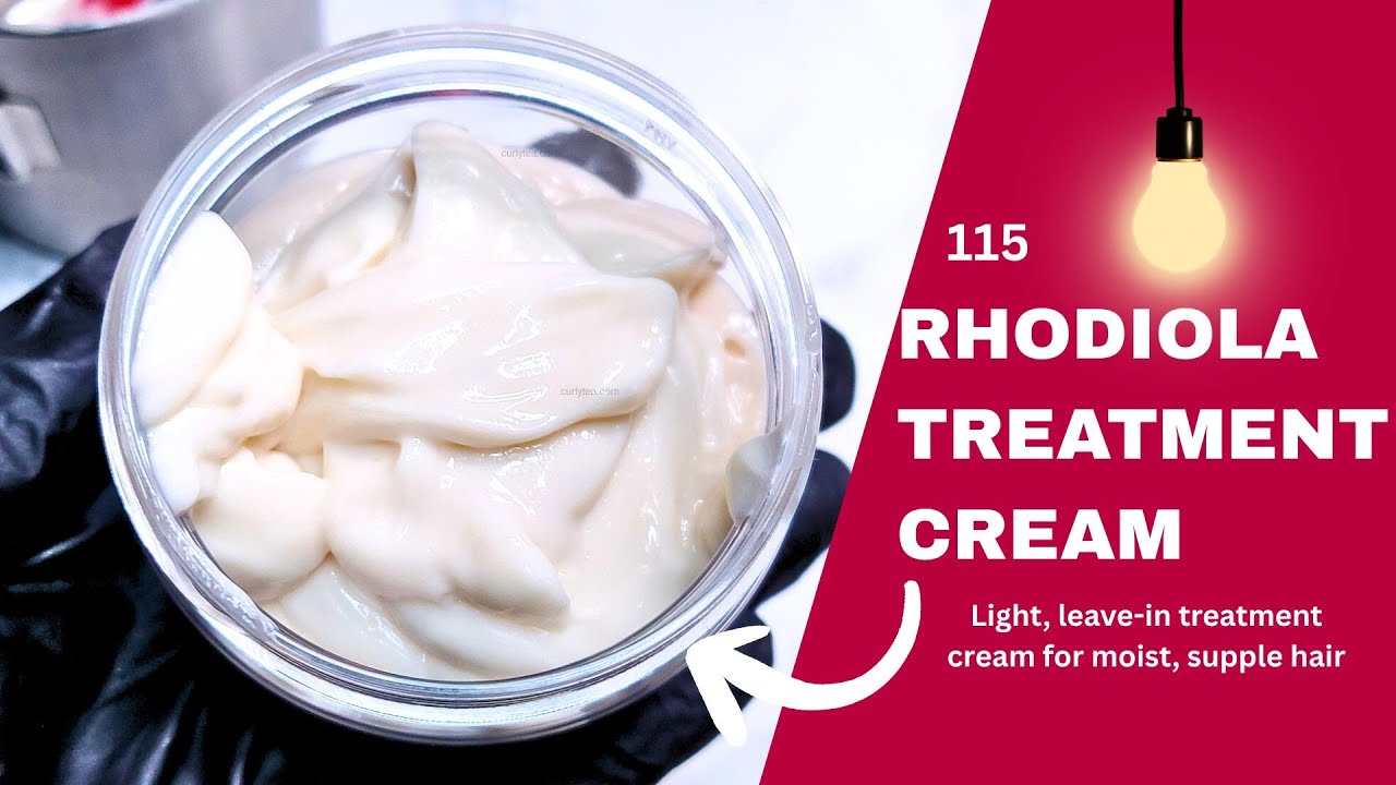 Rhodiola Treatment Cream - A light, homemade cream for moist, supple hair - DIY 115
