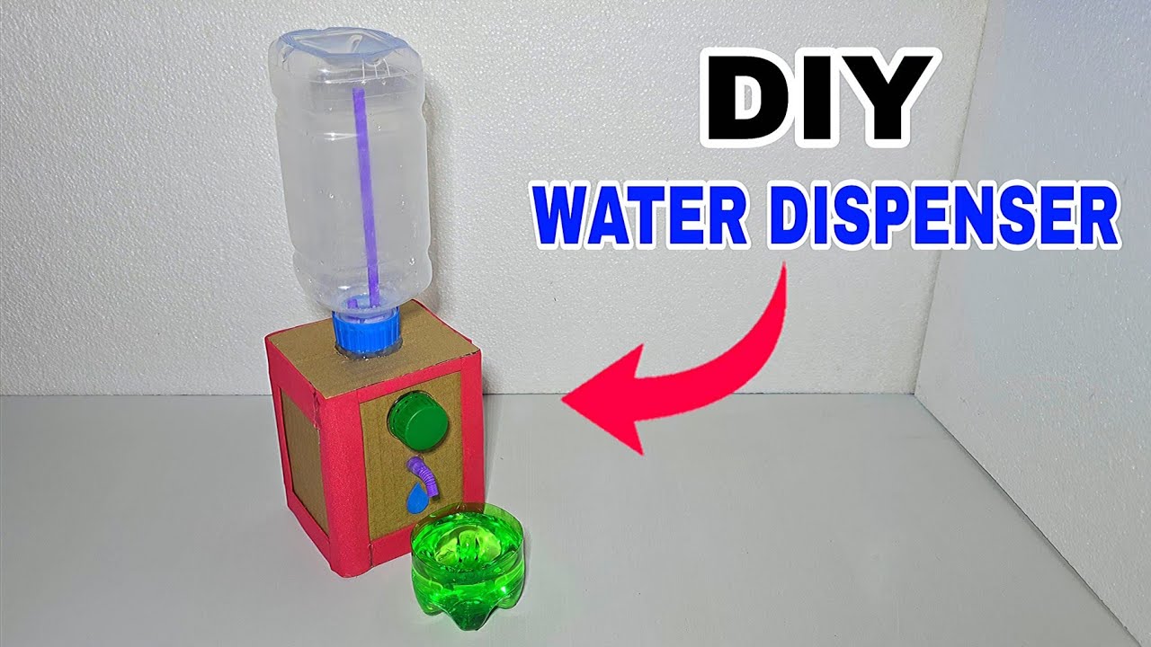 How to Make a Water Dispenser from Cardboard || DIY WaterDispenser at Home