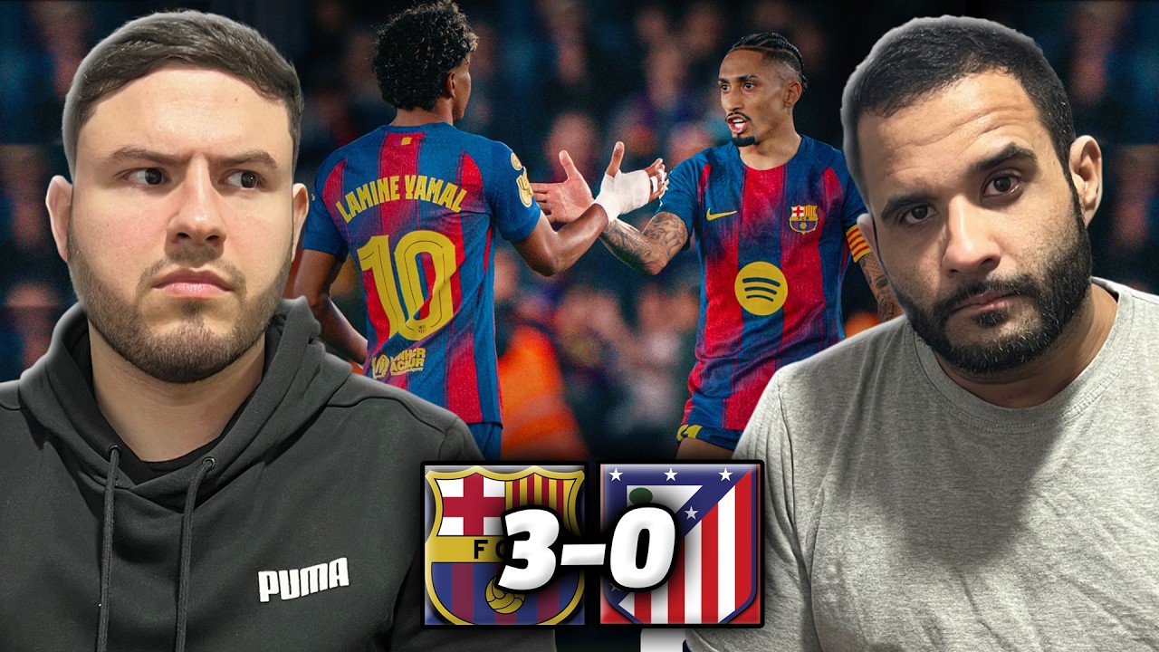 ELIMINADOS en un partido PERFECTO | Barcelona 3-0 Atlético de Madrid