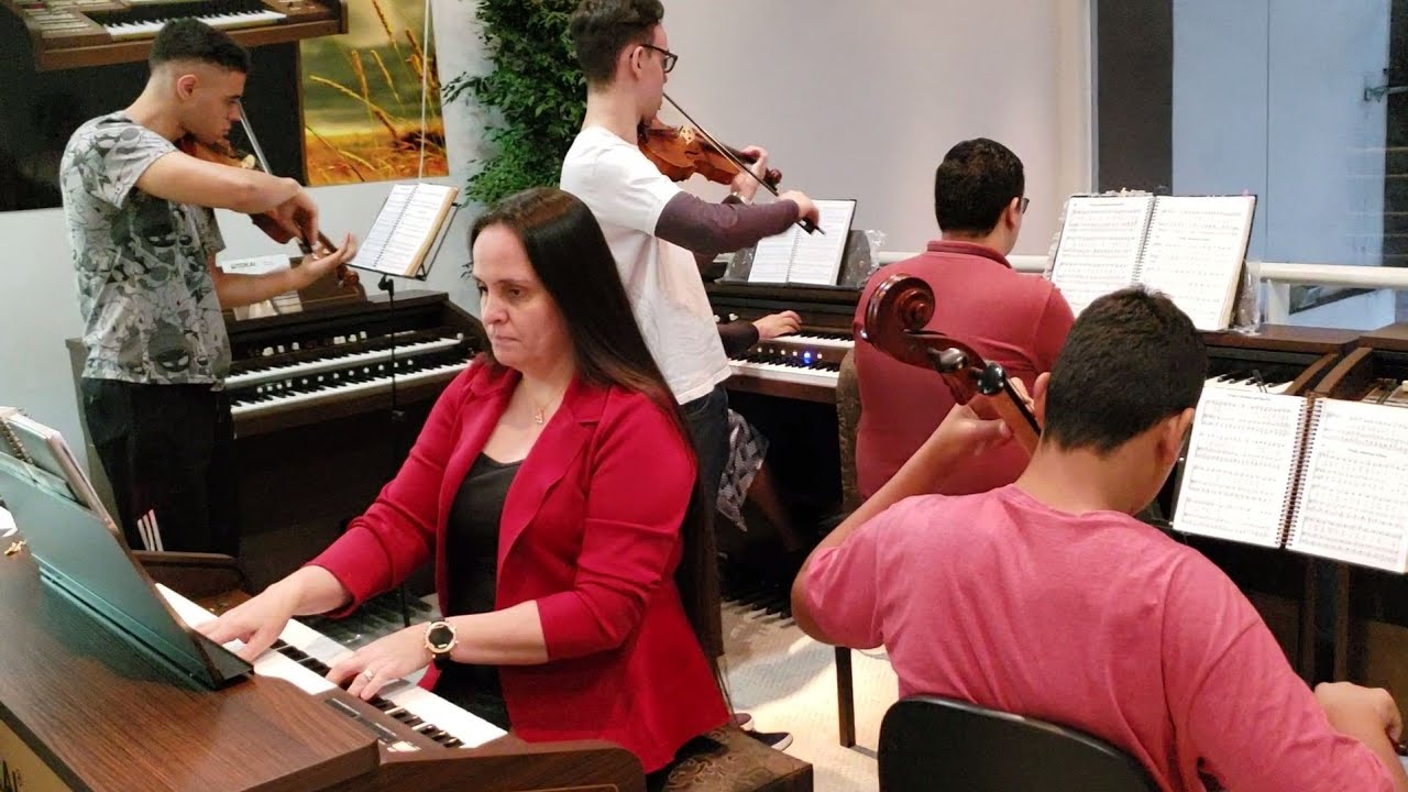 Hino - 95 “Vinde, ó benditos de Meu Pai” | Órgãos Tokai MD-7/MD-20/MD-750 , Violino, Viola e Cello