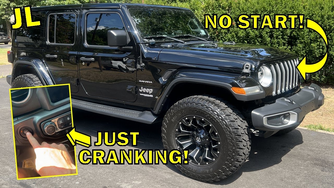 Jeep Wrangler JL 2018-2023: проблема с запуском! (Просто крутит)