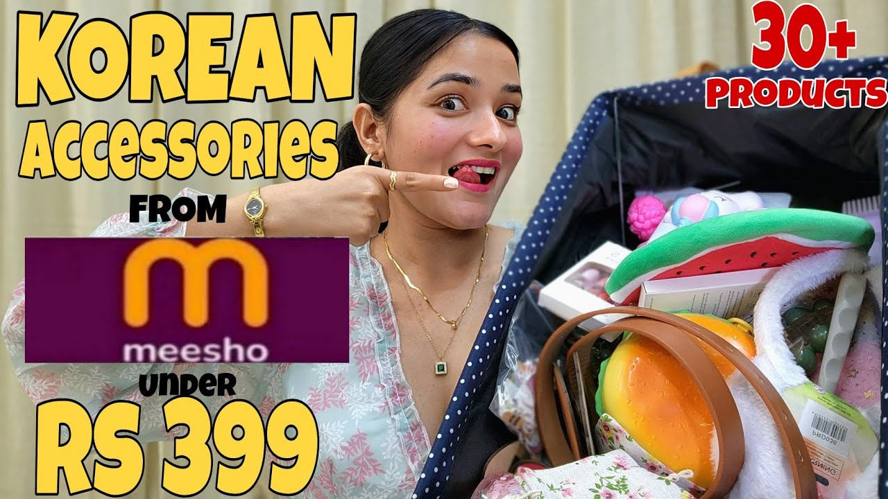 #meeshohaul *30 PINTEREST PRODUCTS* BEST RANDOM KOREAN ACCESSORIES MEESHO HAUL STARTING AT RS 29🔥