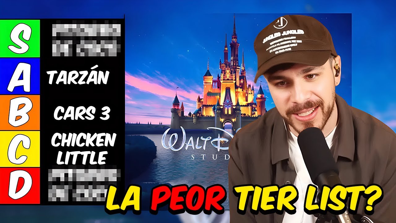 JUAN HACE UNA TIER LIST DE PELICULAS DE THE WALT DISNEY STUDIOS || DISNEY y PIXAR