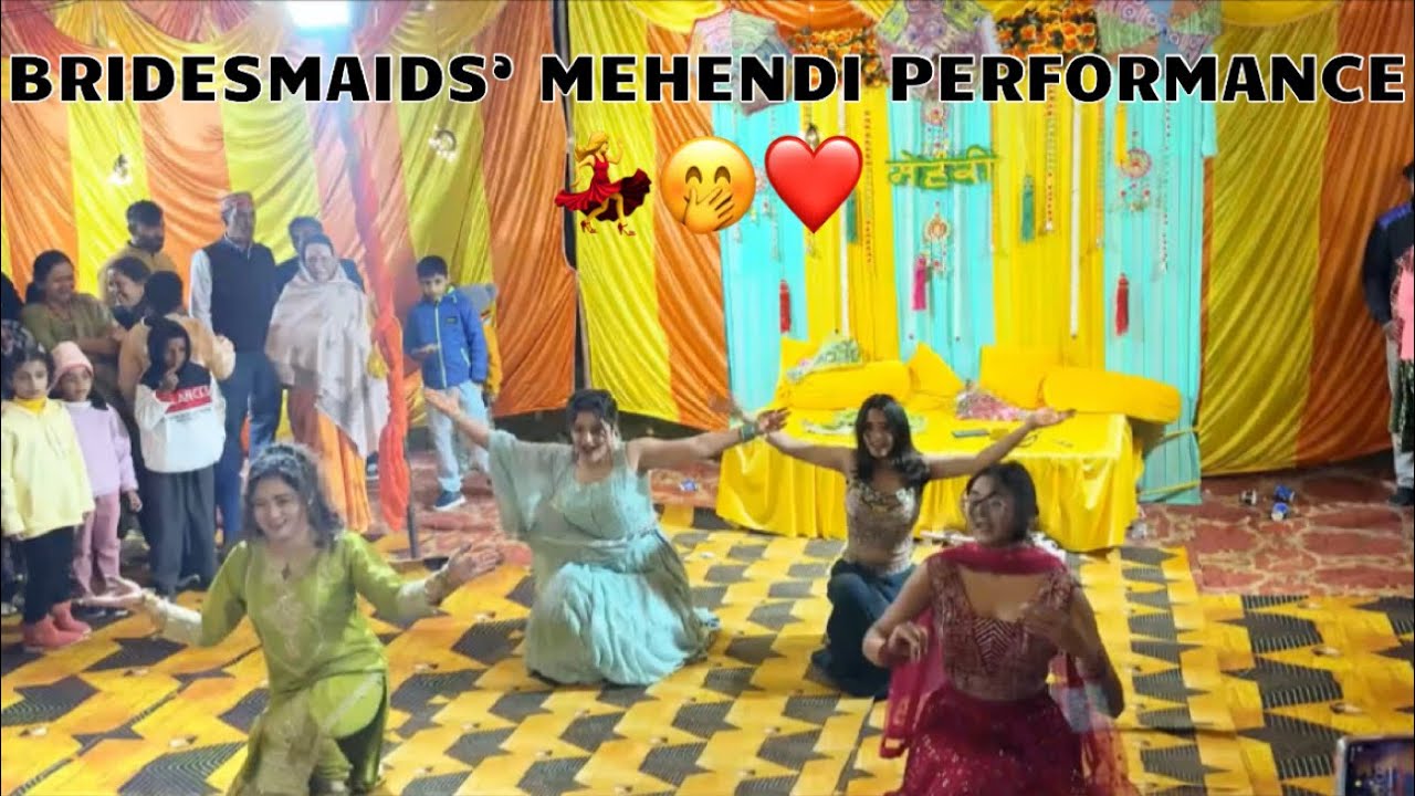 Special Mehendi dance performance 😍/ Bride dance 💃 /#mehendi #bridedance #wedding 