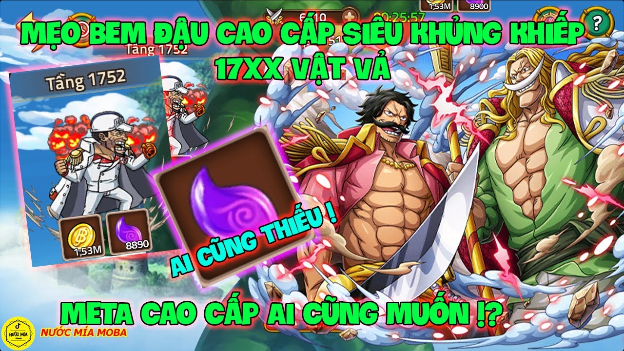 Huyền Thoại Hải Tặc - Mẹo BEM Đậu Cao Cấp Siêu Khủng Khiếp 17XX Vật Vả, META Cao Cấp Ai Cũng Muốn !?