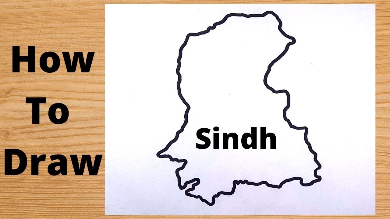 Drawing Sindh State Map Pakistan - Exclusive Tips