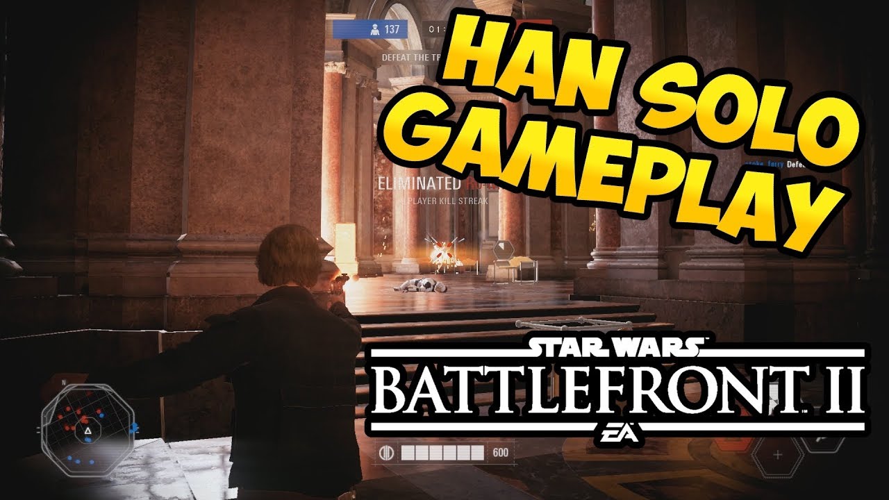 Han Solo Gameplay | Star Wars Battlefront 2 Beta