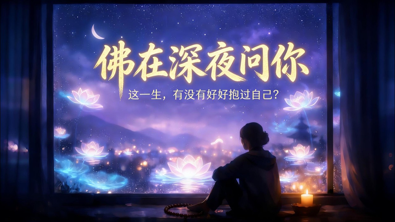 佛在深夜問你：你還好嗎？（深夜療愈佛曲 | 528Hz 情緒電子）