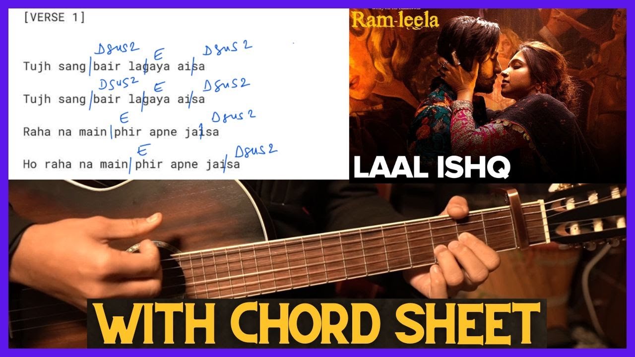 LAAL ISHQ - RAM LEELA | Guitar Chords Lesson | ARIJIT SINGH SERIES | TVG