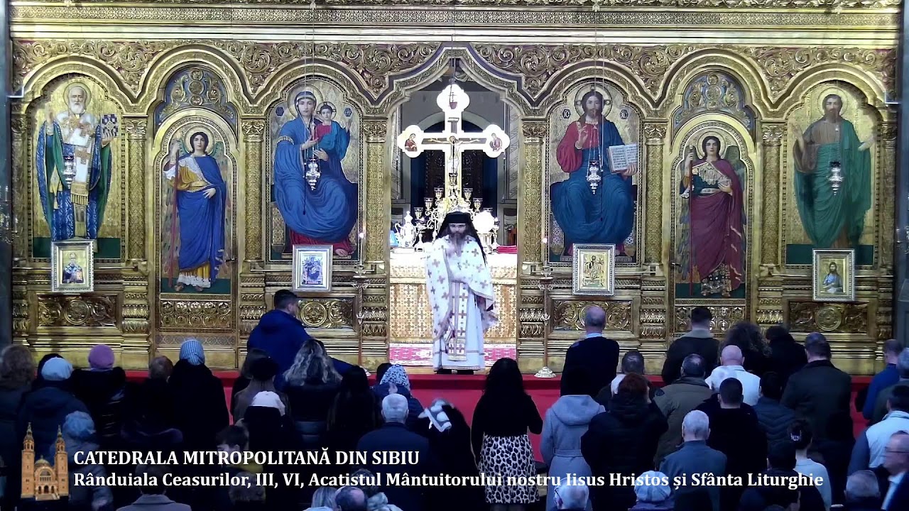 Rânduiala Ceasurilor, III, VI, Acatistul Mântuitorului nostru Iisus Hristos și Sfânta Liturghie
