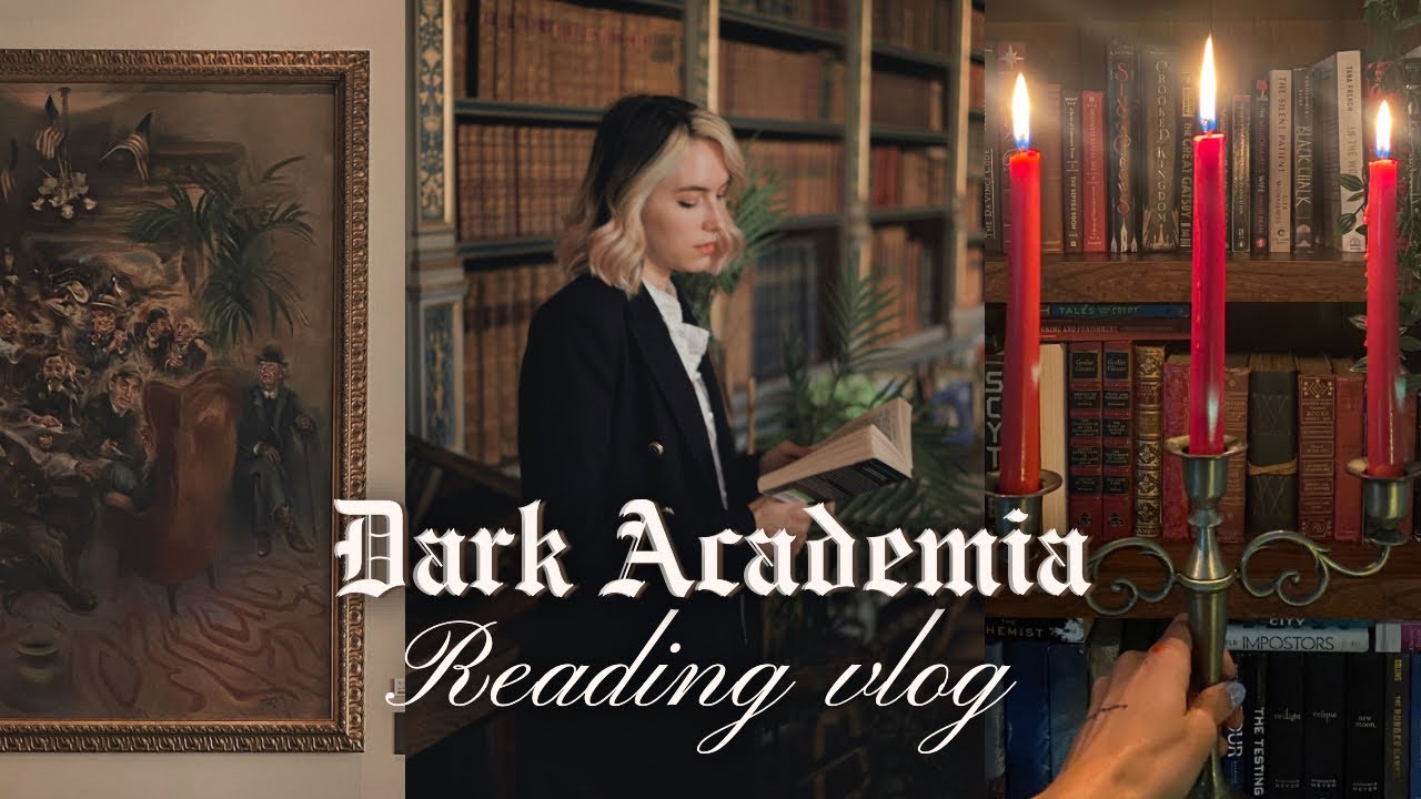 Reading Dark Academia books for a week 📚🕰🕯Reading Vlog