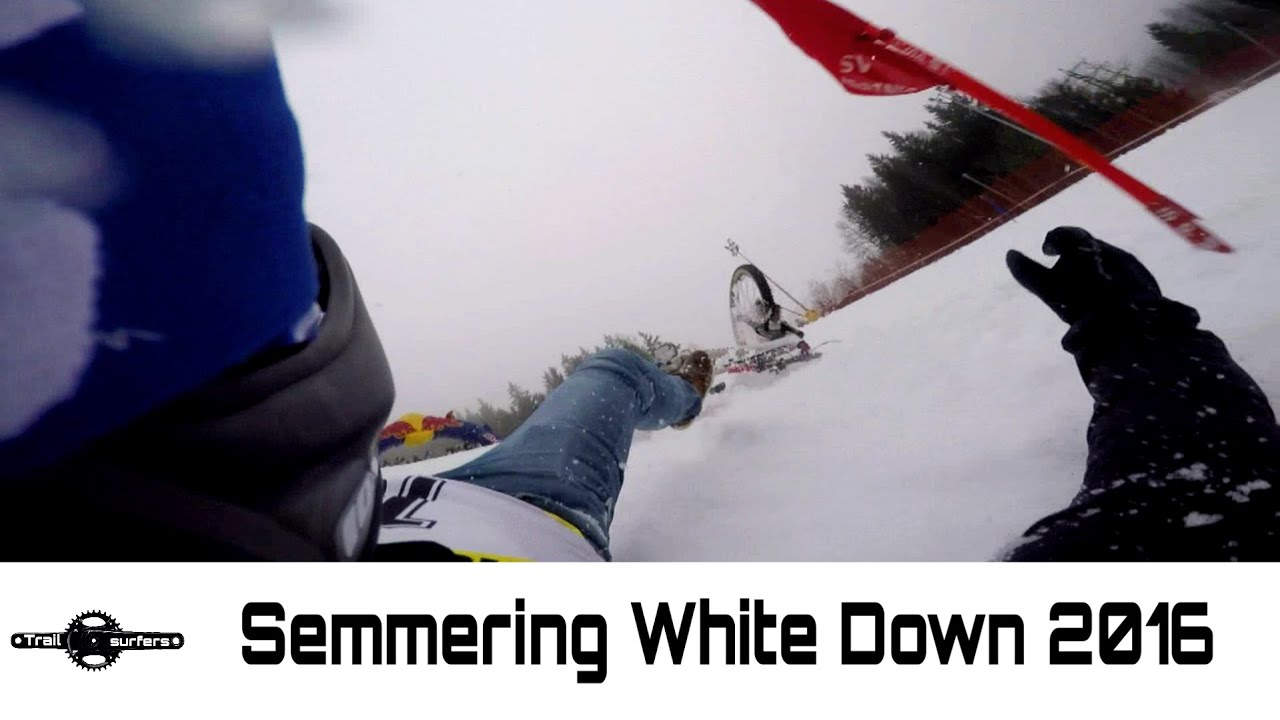 Snow Downhill Race || White Down Zau[:ber:]g Semmering 2016 POV || Fails || Race Run || Trailsurfers