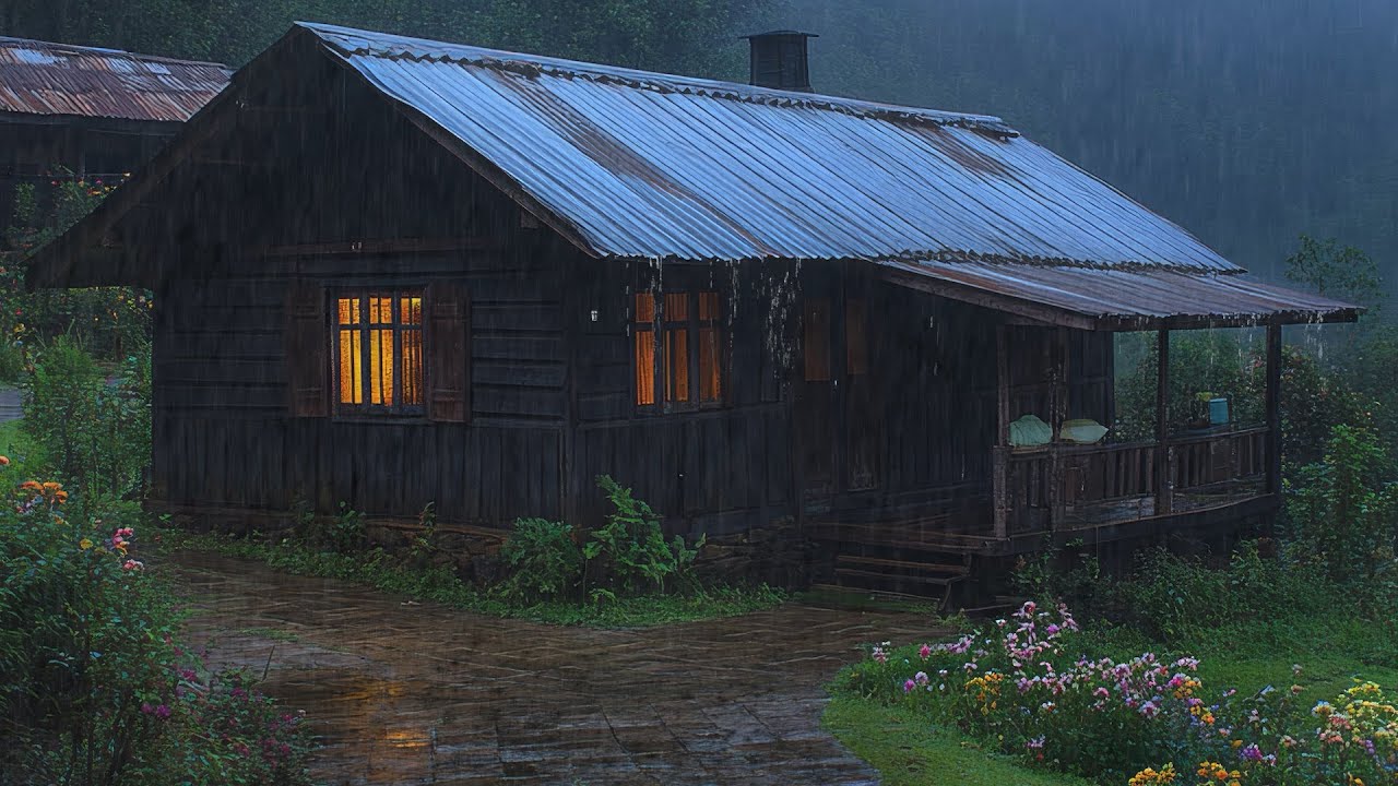 Gentle Night Rain for Insomnia Relief | Sleep Instantly and Wake Up Refreshed