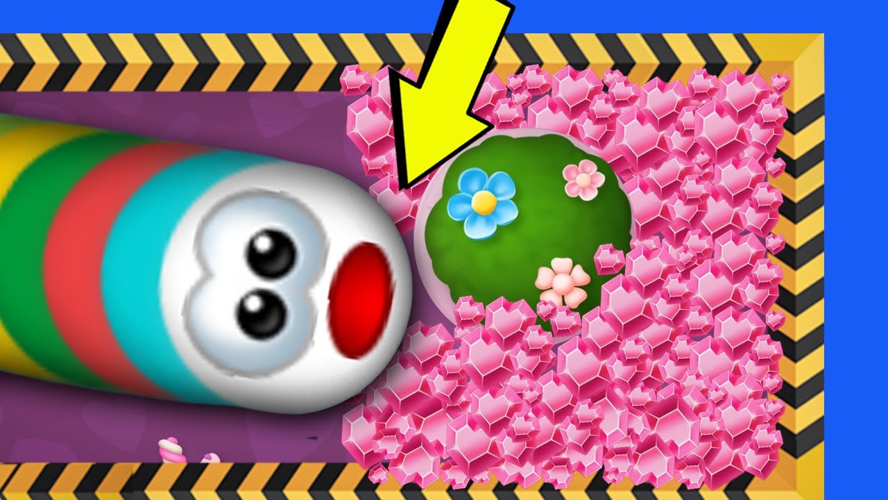 Worms Zone Valentine's Map Control 100%