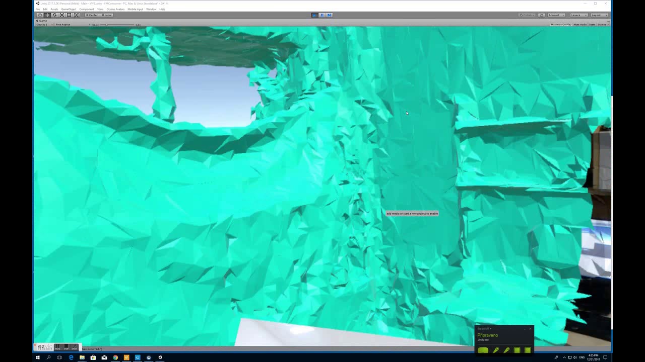 simple videostreaming test in to VR