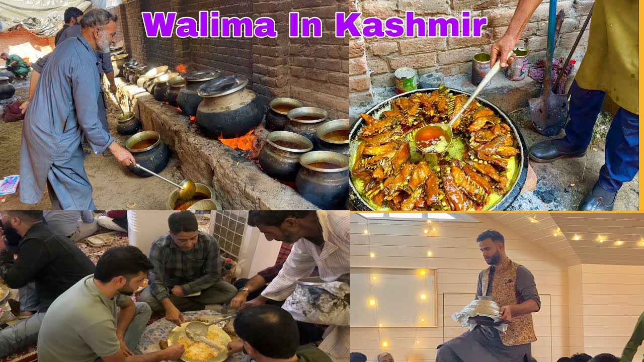 Walima In Kashmir | Serving Wazwaan In Kashmiri Wedding | Biggest Non-Veg Feast Of Kashmir