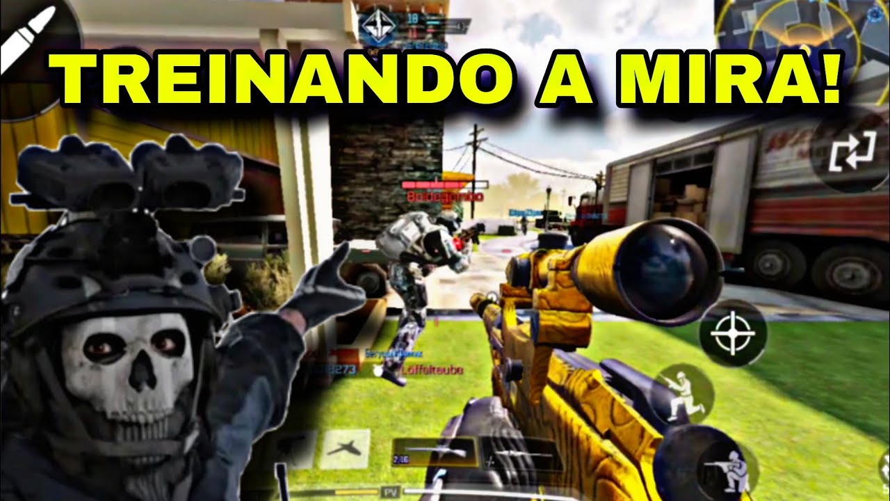 TREINANDO A MIRA 🎯 CALL OF DUTY MOBILE GAMEPLAY 🔥