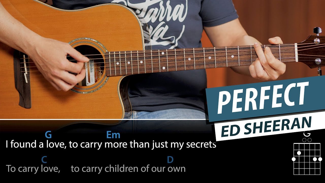 Cómo tocar PERFECT en guitarra, acordes arpegios y ritmo | Guitarraviva