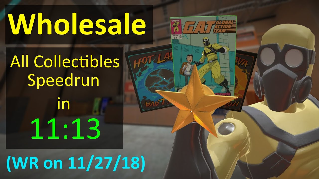 Hot Lava - Wholesale (All Collectibles) Speedrun in 11:13 [WR]