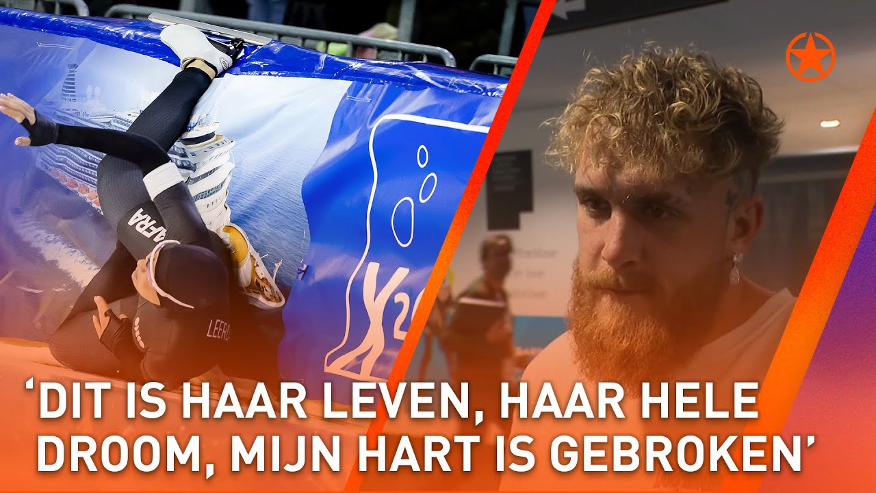 Jake Paul reageert aangeslagen op val Jutta Leerdam | SHOWNIEUWS