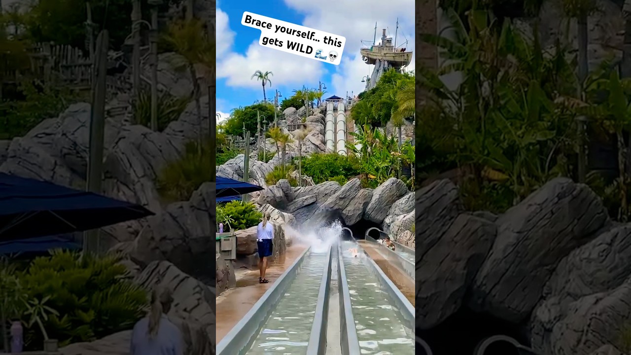 POV: Typhoon Lagoon’s Biggest Slide Nearly Took Me Out! 💦 
