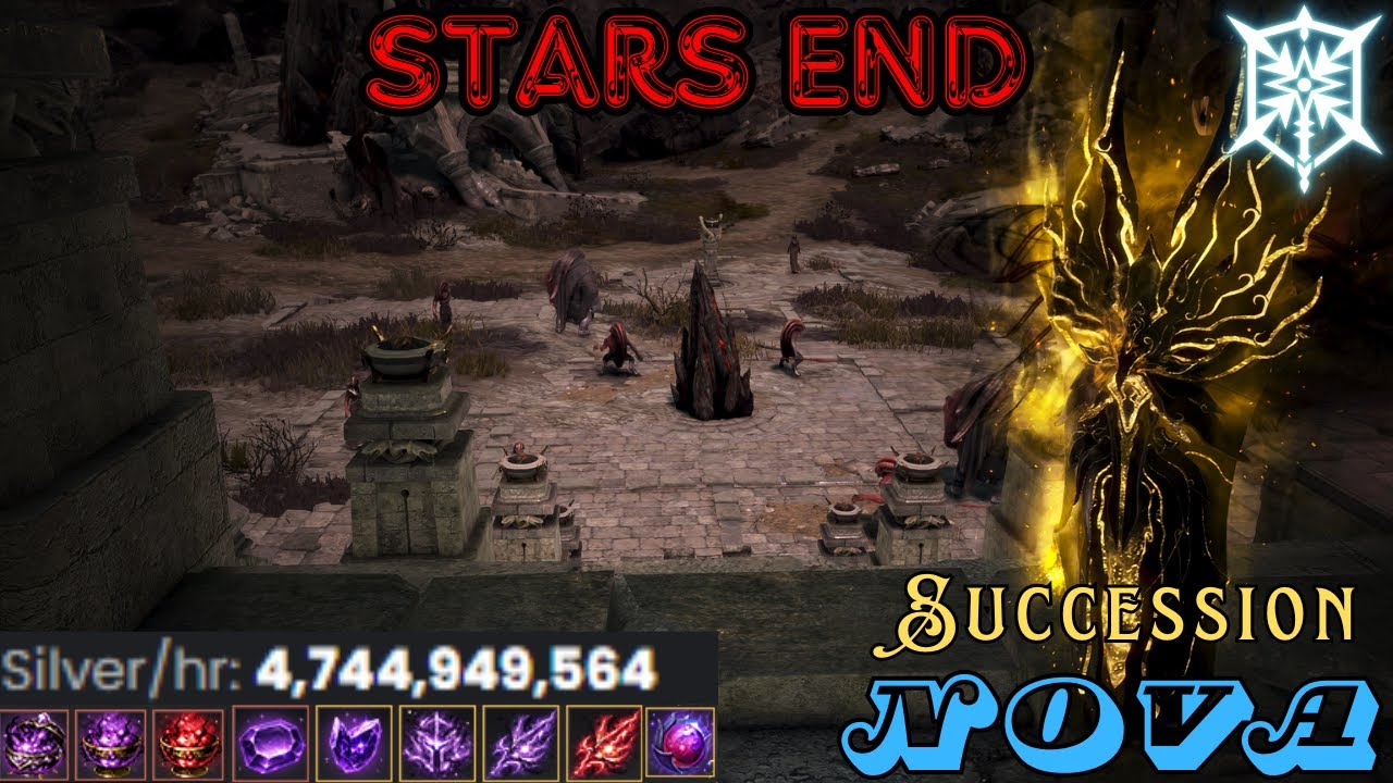 Succession Nova Stars End 23.4k Lv2+Agris 3 bosses