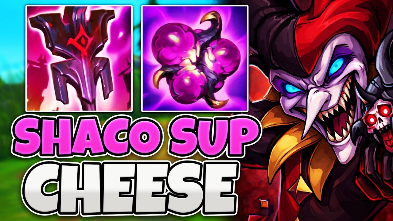 Pink Ward casually destroying the enemy team with Shaco support