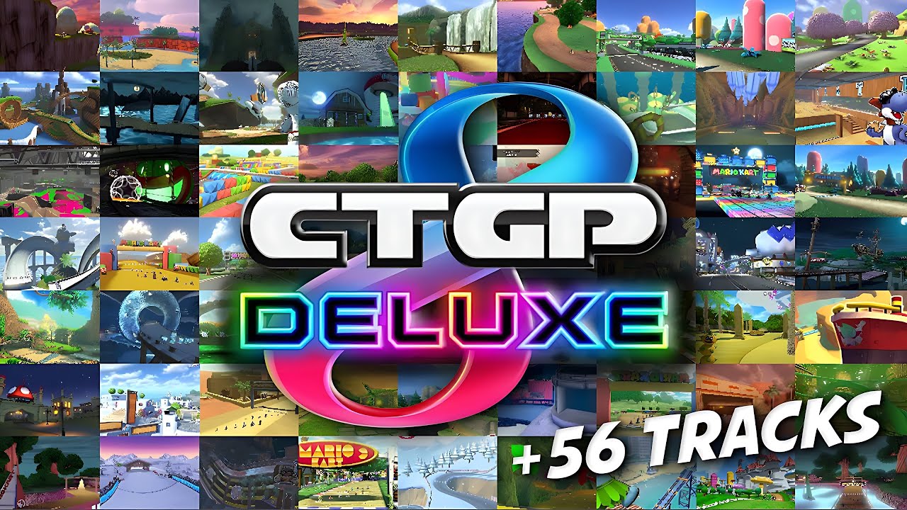 +56 NEW CUSTOM TRACKS For Mario Kart 8 Deluxe (CTGP Deluxe)