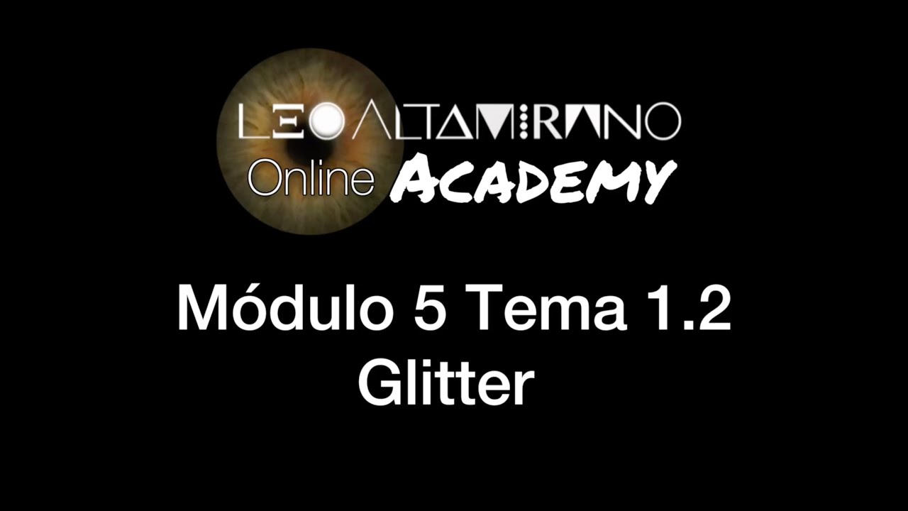 Módulo 5 tema 1.2 Purpurina en Body Painting, Academia Online Body Painting Barcelona.
