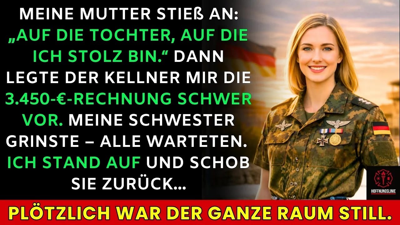Mom zeigte auf meine Schwester： „Auf sie bin ich stolz“ – dann bekam ich die 3 450$ Rechnung…