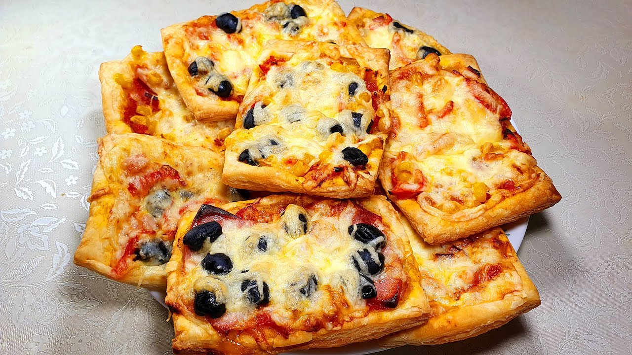 Pizza Rapidă din Aluat de Foitaj | O prepar atunci când nu am timp