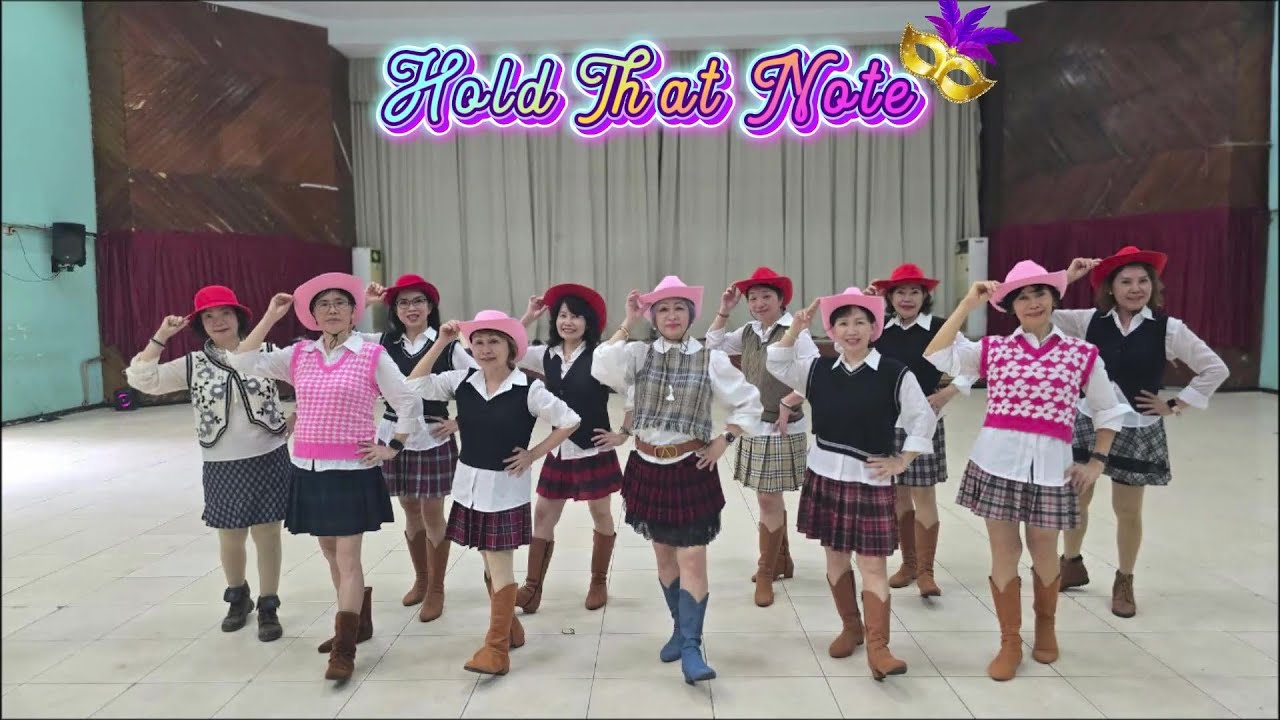 Hold That Note.   Line Dance