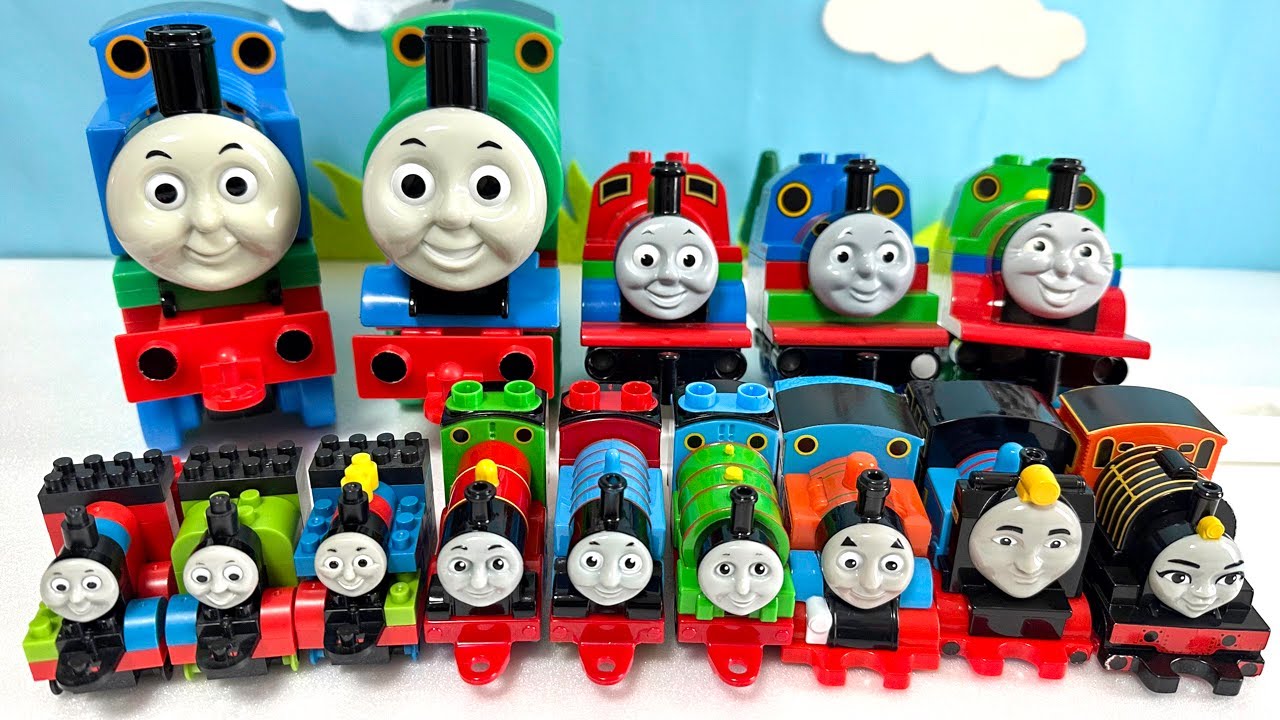きかんしゃトーマス ブロックを正しく組み立てなおそう「子供の想像力を育むブロック遊び」 Thomas & Friends Blocks