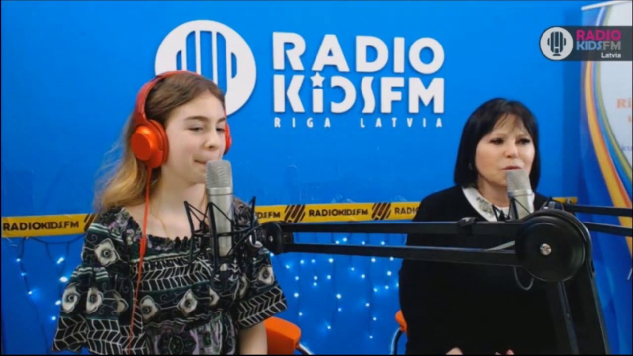 Гость RADIO KIDSFM RIGA -  Инесе ГАЛАНТЕ /2017 03 29/