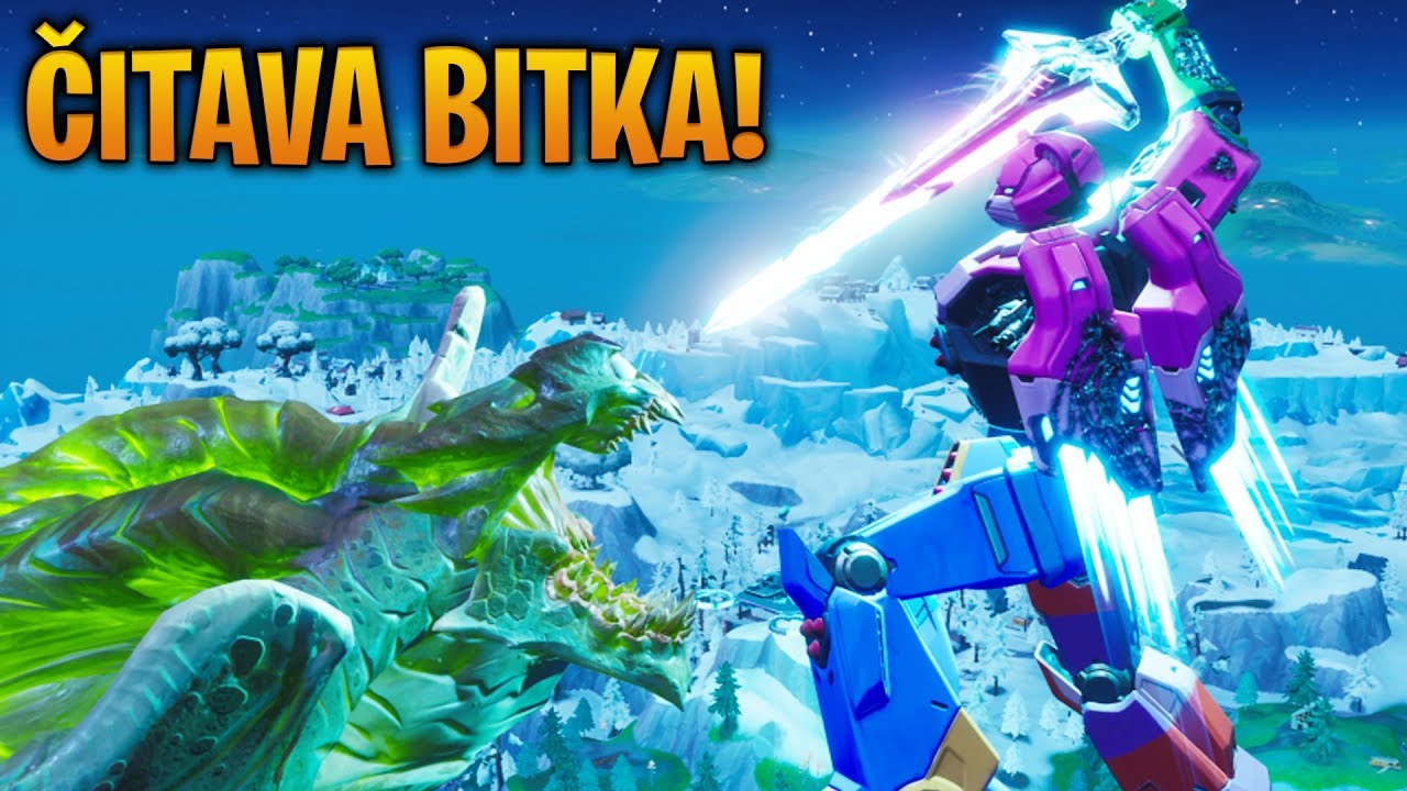 ROBOT VS ČUDOVIŠTE LAJV EVENT! ČITAVA BITKA! (+ ISTRAŽIVANJE U REPLAY)