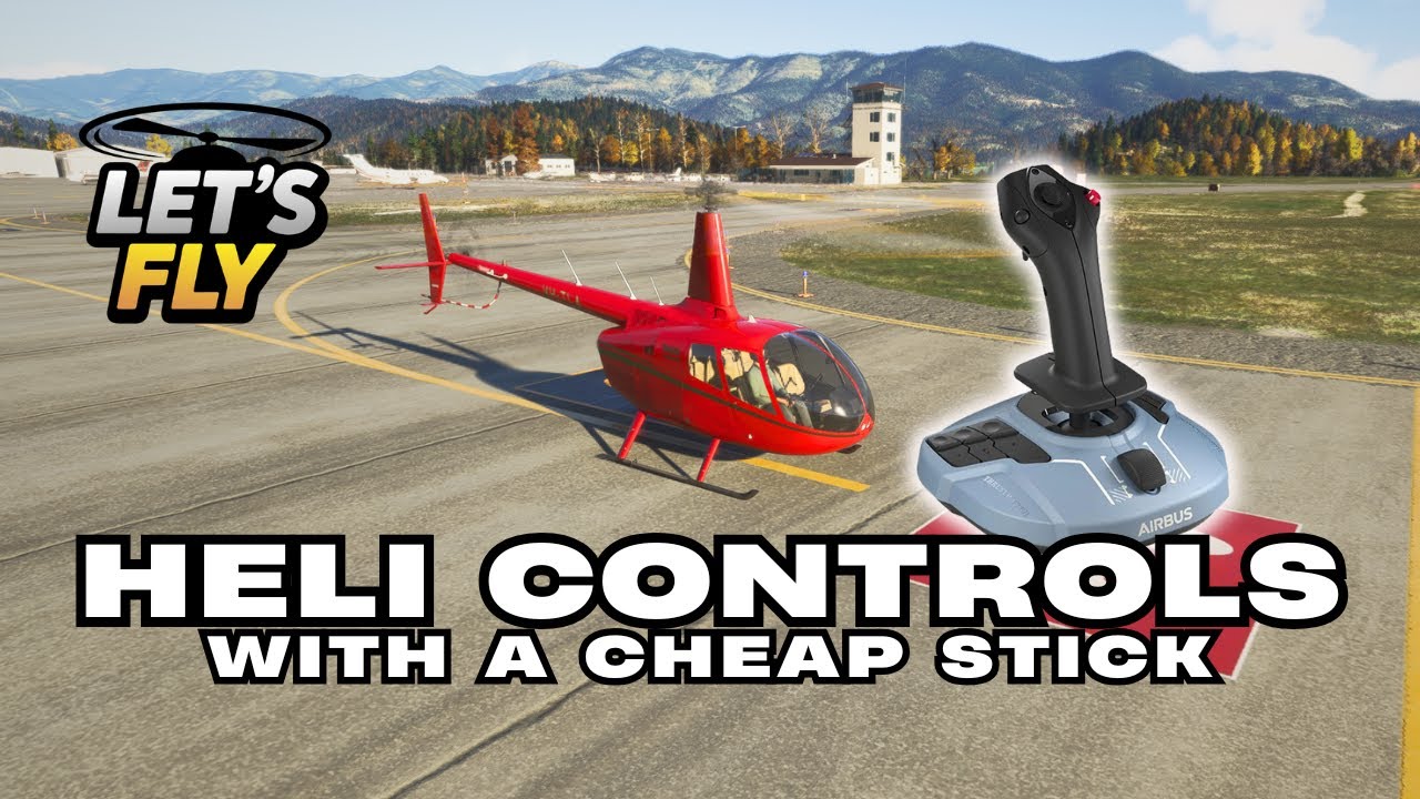 Cheap joysticks with helicopters in MSFS 2024