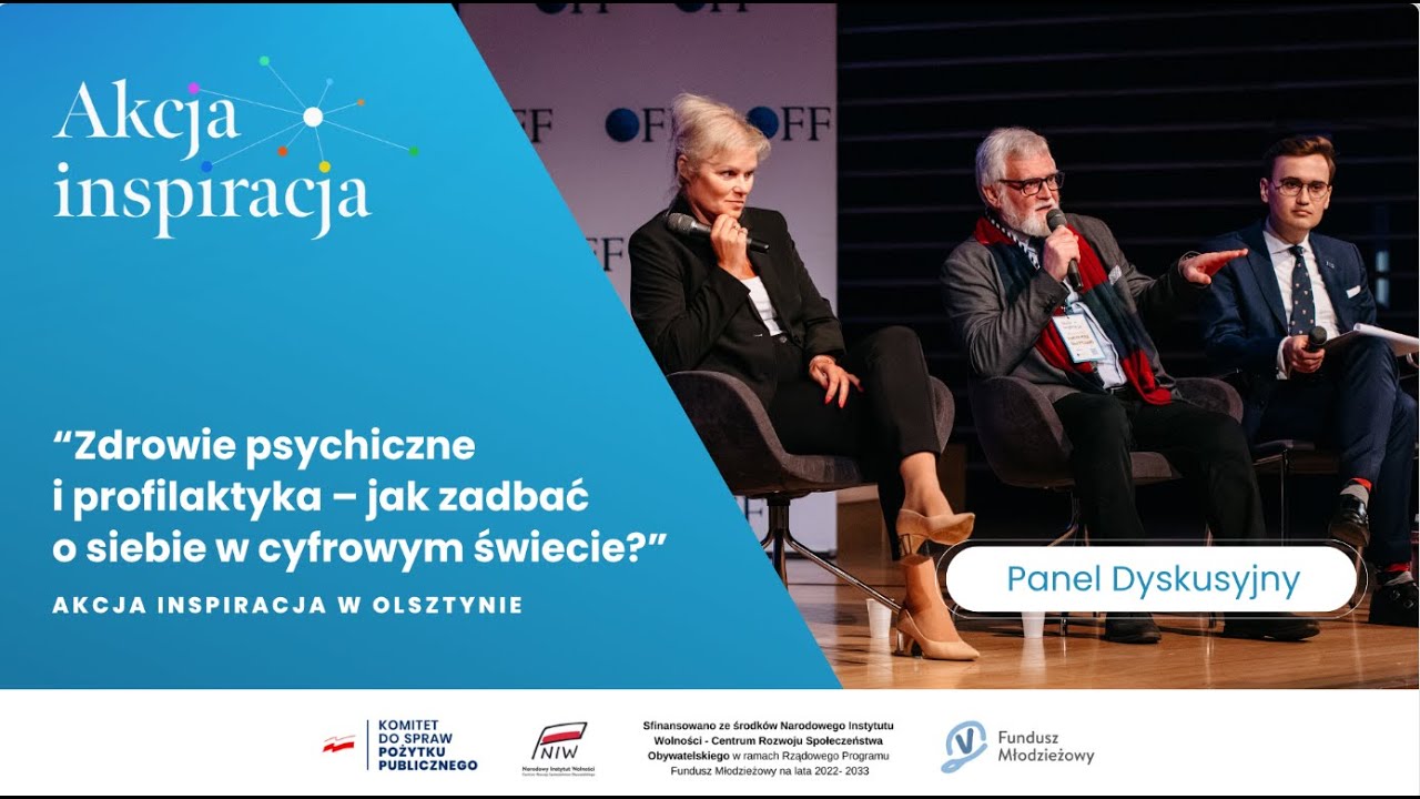„Zdrowie psychiczne - jak zadbać o siebie w cyfrowym świecie?” - Akcja Inspiracja w Olsztynie 13.10